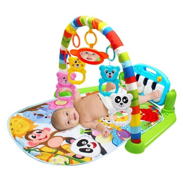 3 in 1 Baby Play Mat Rug Toys Crawling Music
