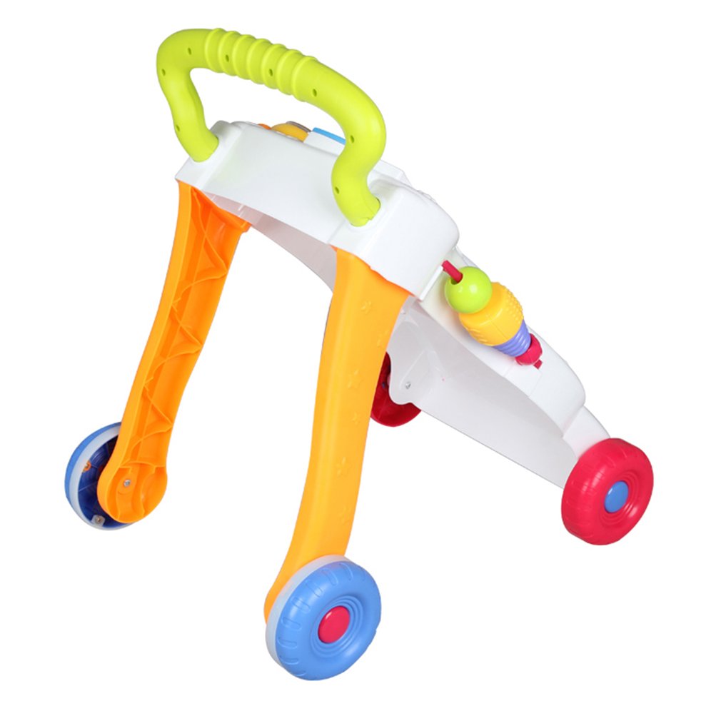 Baby Walker Musical Toddler Trolley Sit to Stand Walker