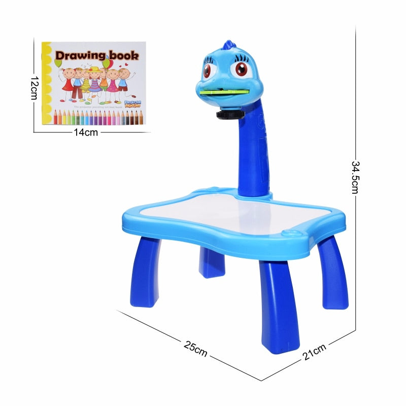 Children LED Projector Art Drawing Table Toy