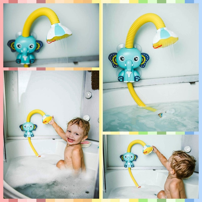 Elephant Faucet Shower Water Spray Toy for Kids