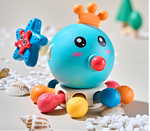 Spinning Octopus Early Education Toy