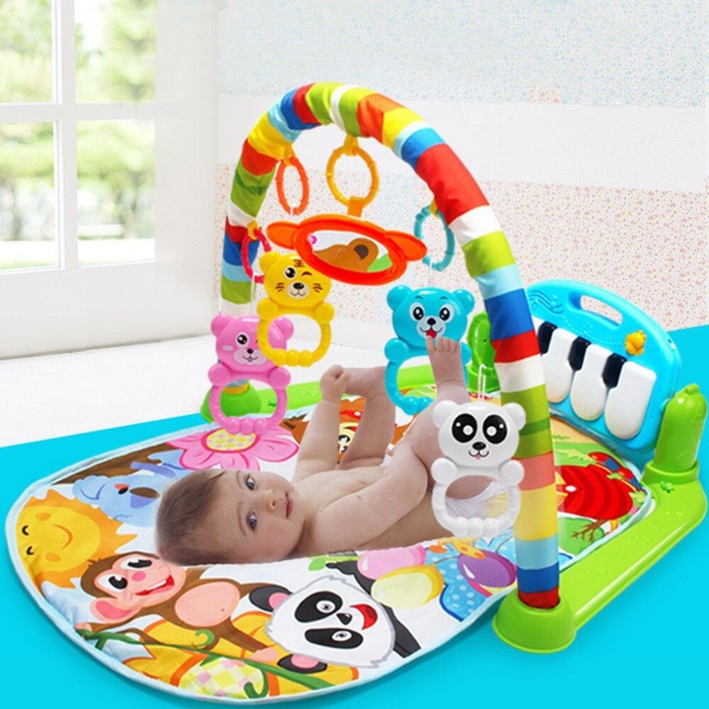 3 in 1 Baby Play Mat Rug Toys Crawling Music