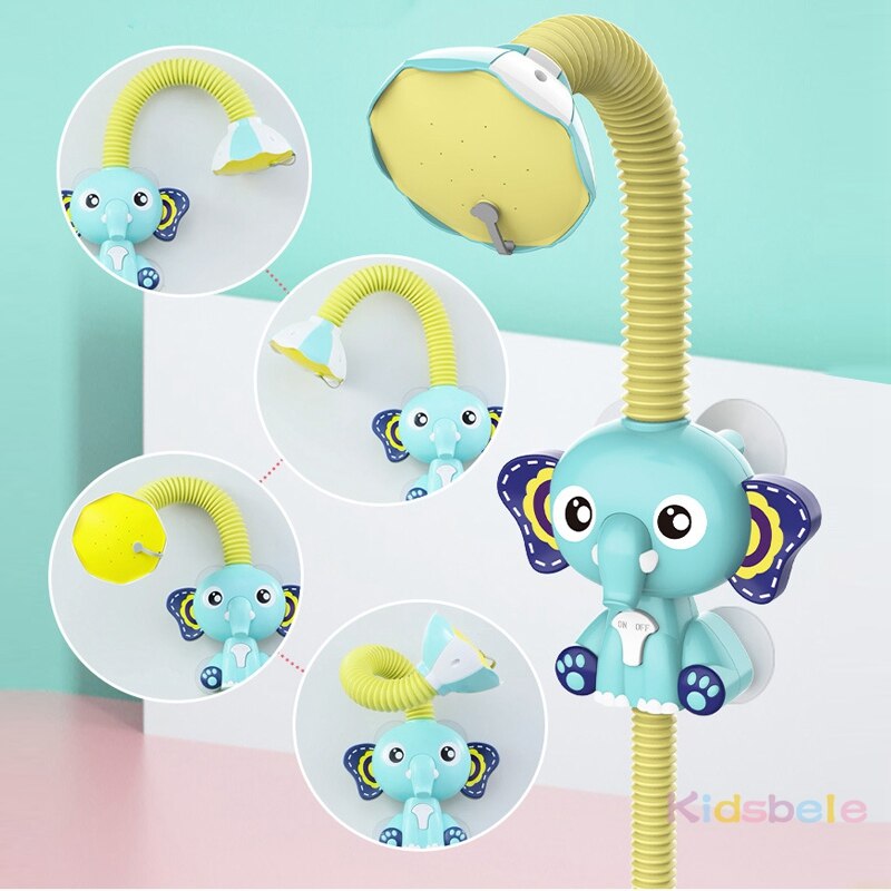 Elephant Faucet Shower Water Spray Toy for Kids