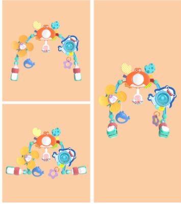 Ocean Adventure Crab Bed Bell