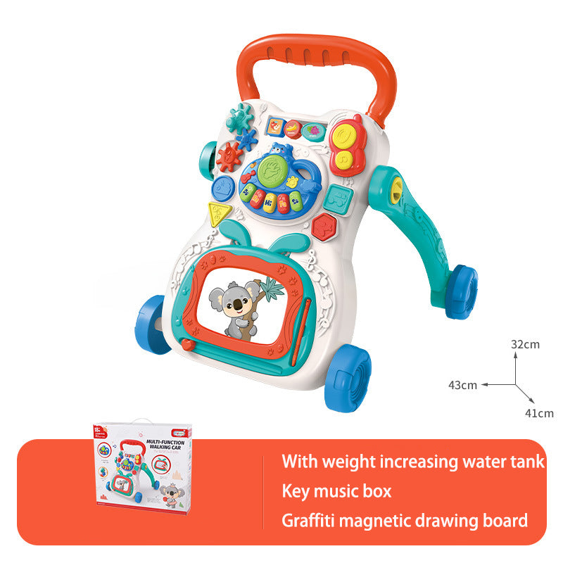 Children's Music Glide Baby Anti-Rollover Walker