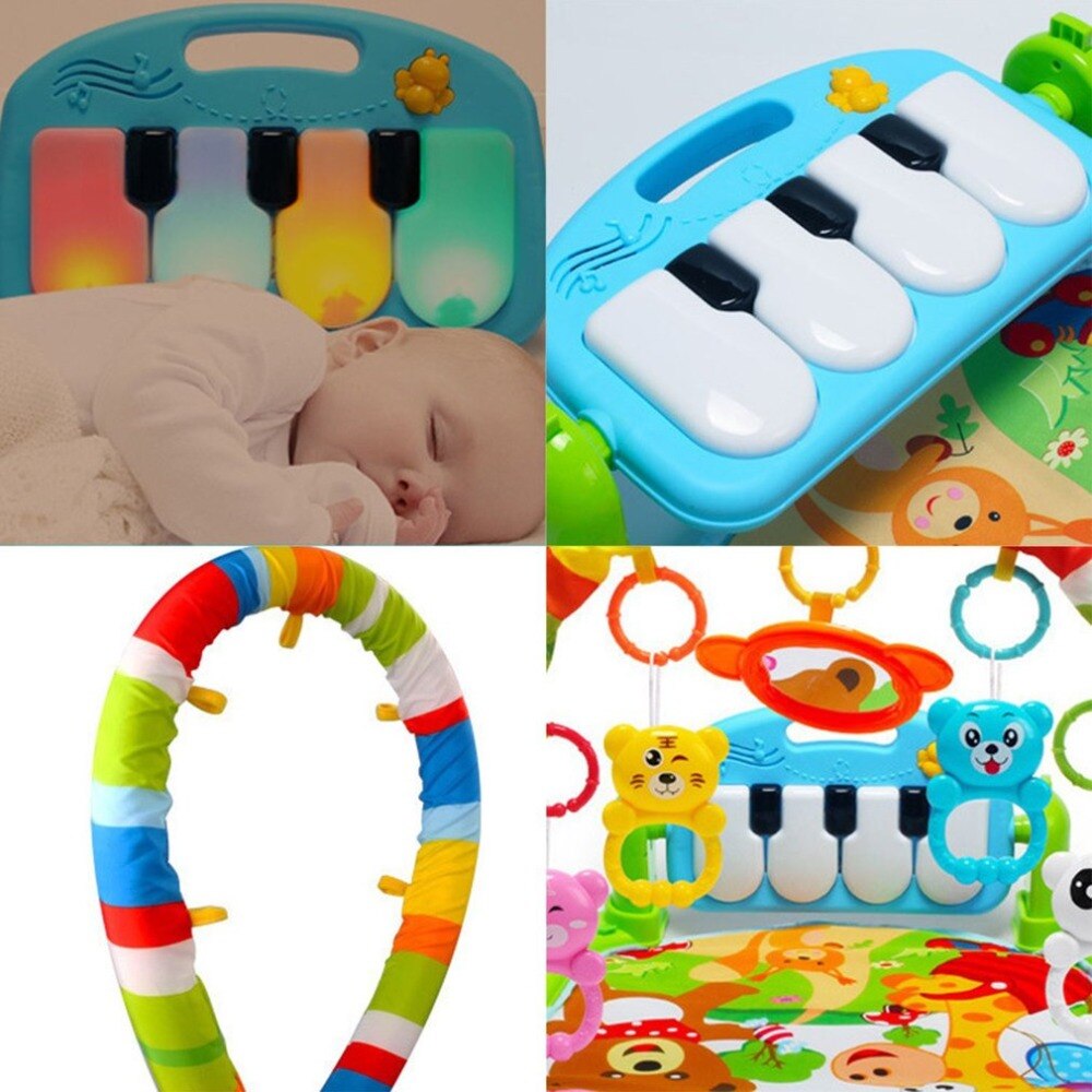 3 in 1 Baby Play Mat Rug Toys Crawling Music