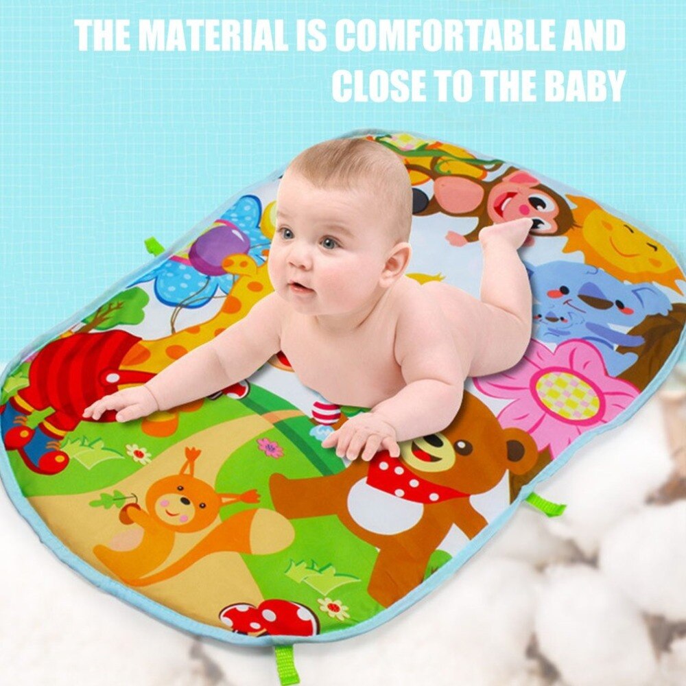 3 in 1 Baby Play Mat Rug Toys Crawling Music