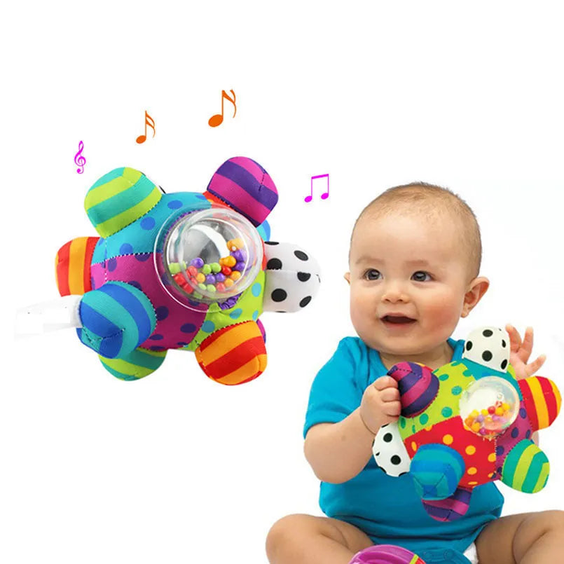 Baby Toys Fun Little Loud Bell Baby Ball Rattles