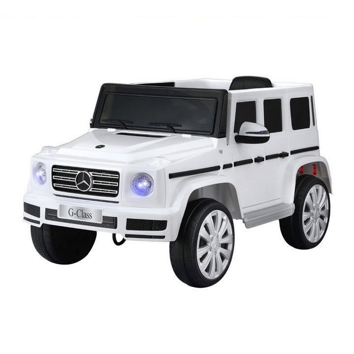 Kids Ride On Car Licensed G500 Electric Toys Horn Remote 12V White