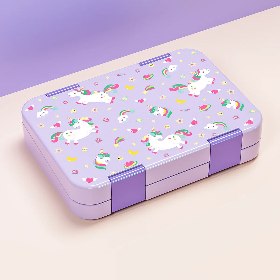 1100ml Cartoon Printed Leakproof Lunch Box Microwavable Bento Box