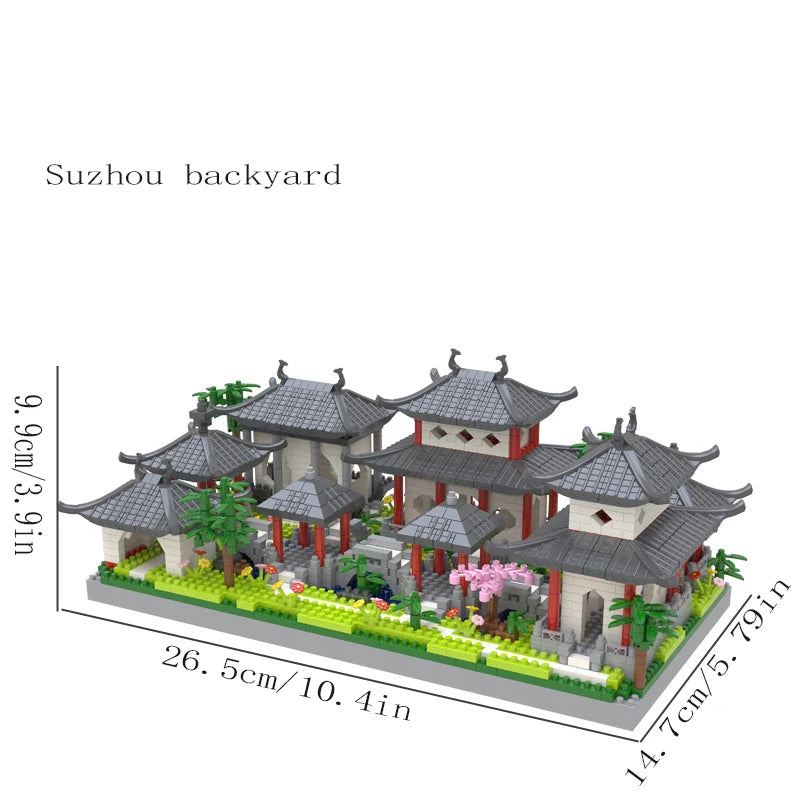 Lotus Garden Puzzle Building Blocks