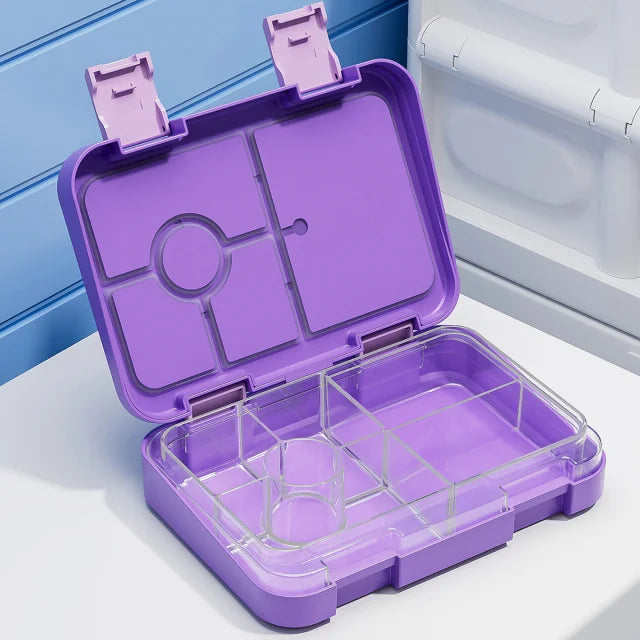 1100ml Cartoon Printed Leakproof Lunch Box Microwavable Bento Box