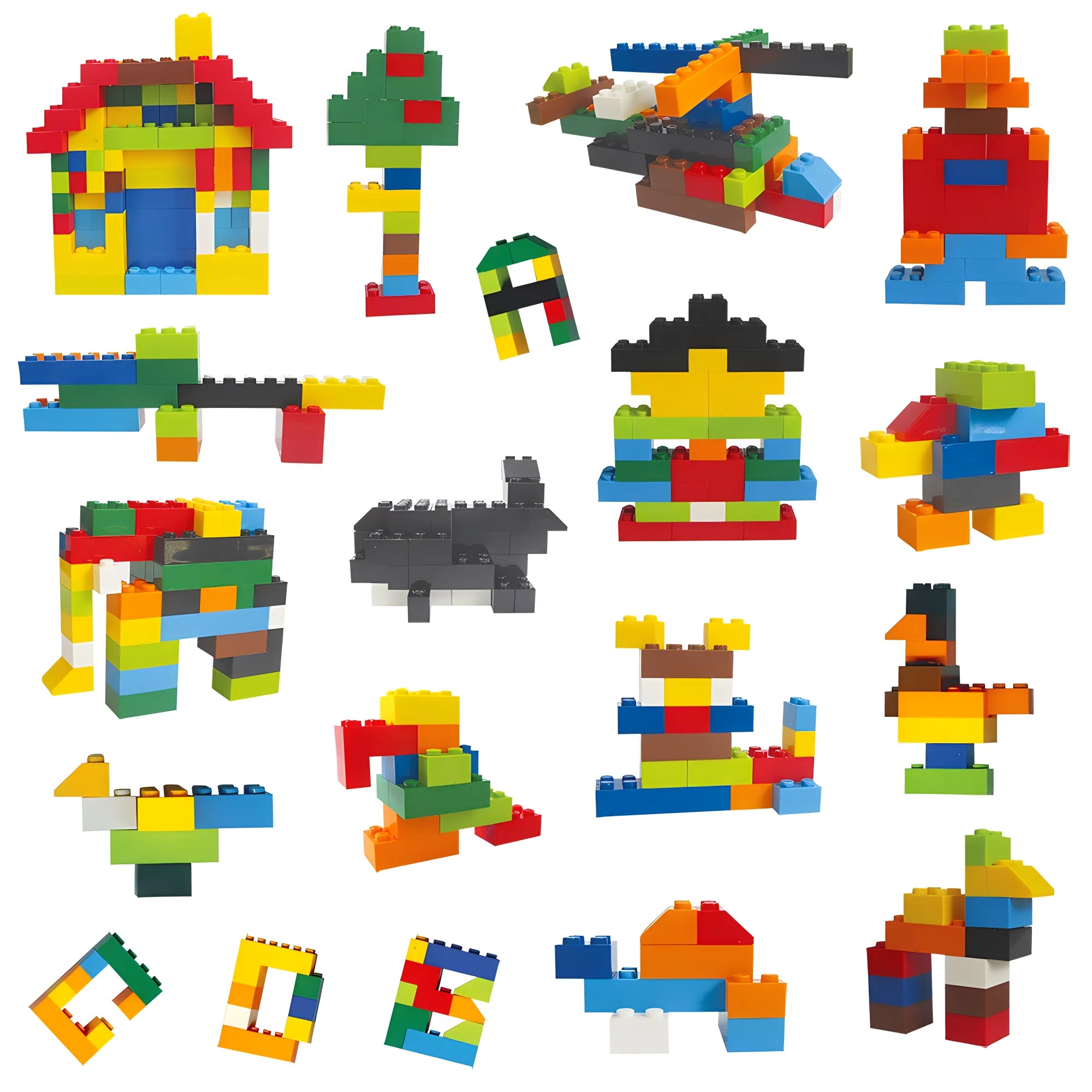1000 Piece DIY Creative Building Blocks Set