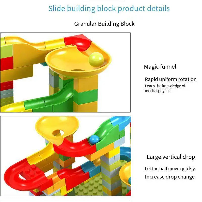 168 Pieces Slide Blocks