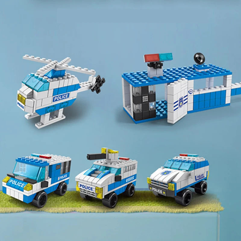 Police Vehicle Building Blocks Sets