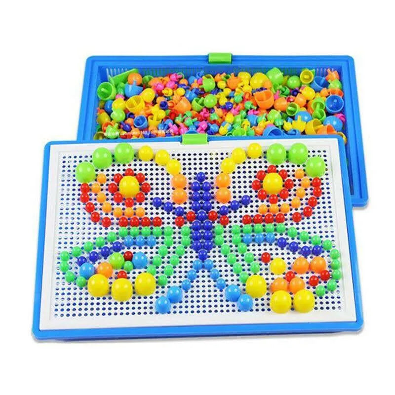 296pcs 3D Puzzle Educational STEM Boxed Building Board Games for Kids