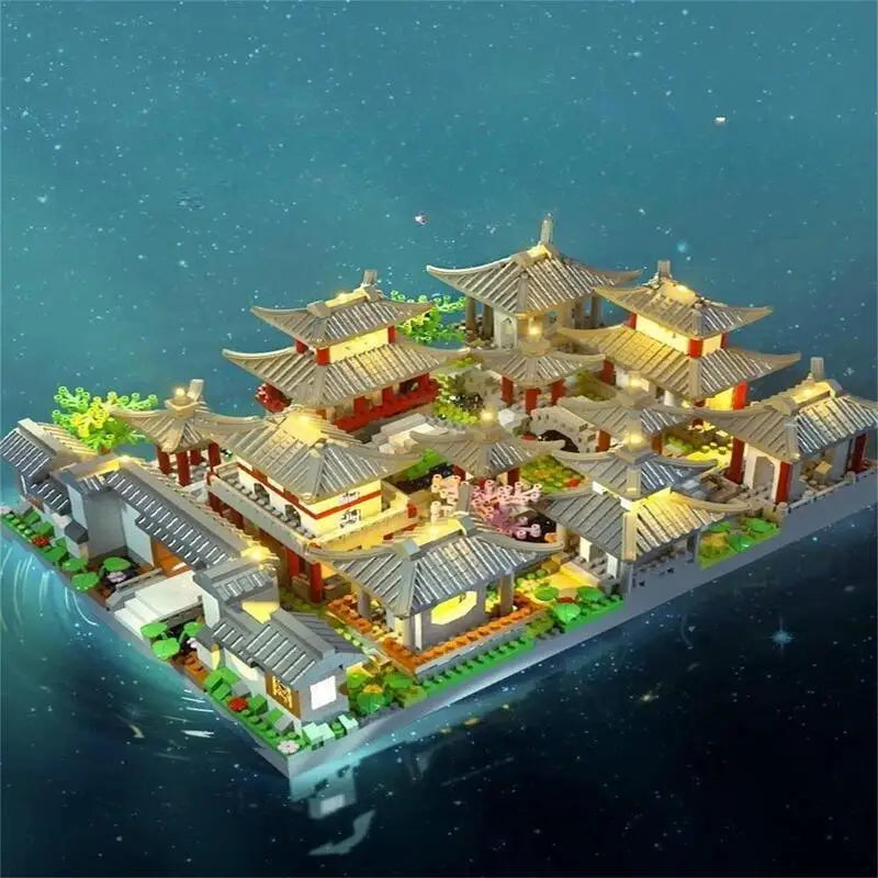 Lotus Garden Puzzle Building Blocks