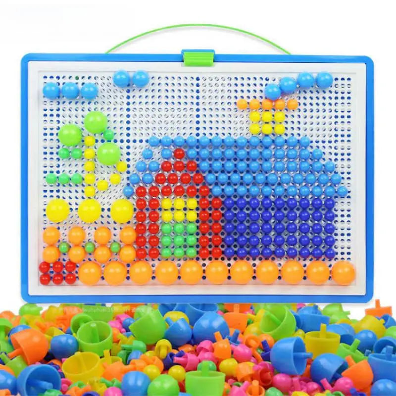 296pcs 3D Puzzle Educational STEM Boxed Building Board Games for Kids
