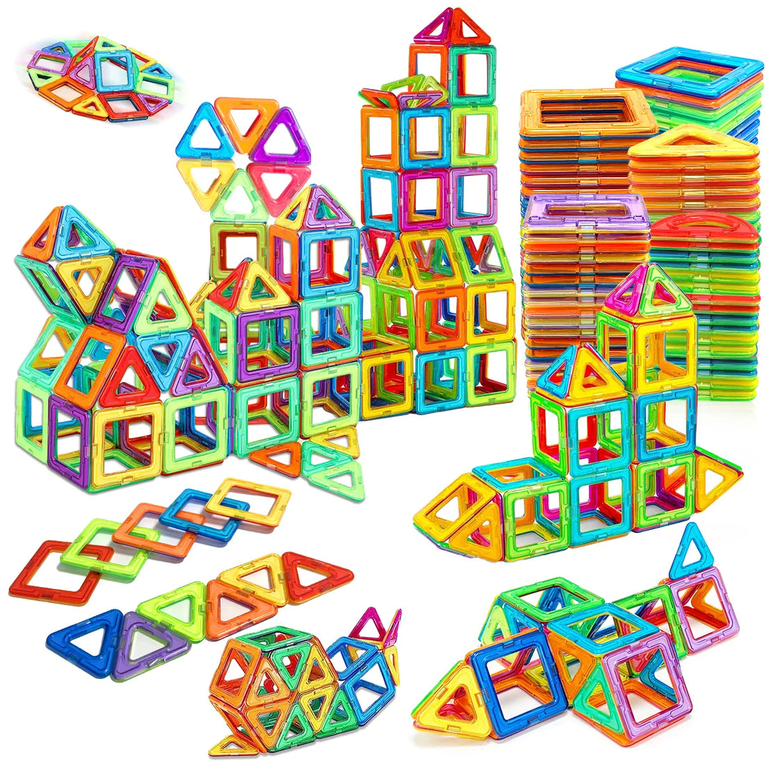 STEM Magnetic Building Blocks – Educational DIY Construction Toy Set for Kids