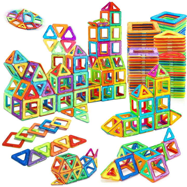 STEM Magnetic Building Blocks – Educational DIY Construction Toy Set for Kids