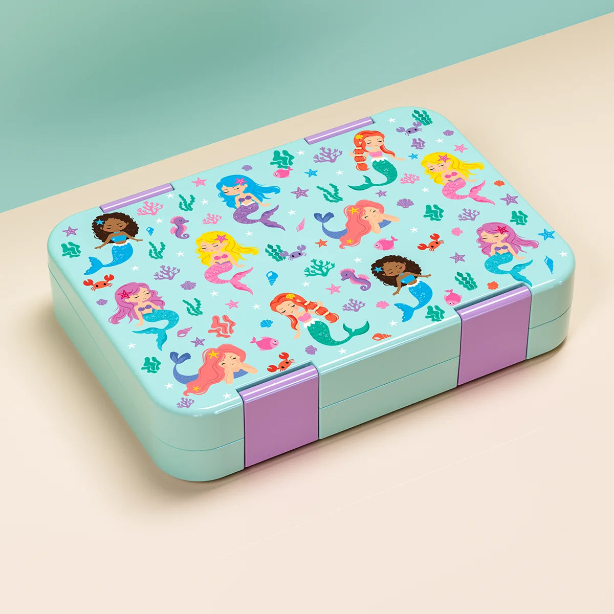 1100ml Cartoon Printed Leakproof Lunch Box Microwavable Bento Box