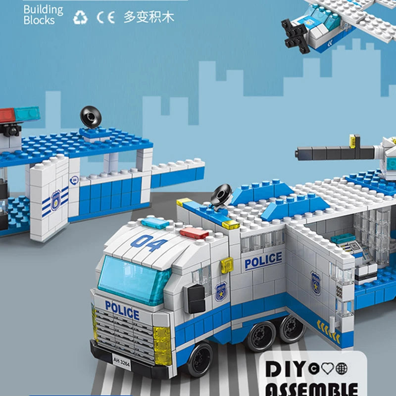 Police Vehicle Building Blocks Sets