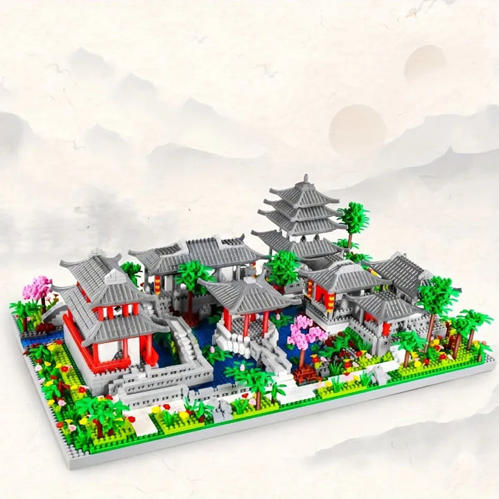 Lotus Garden Puzzle Building Blocks