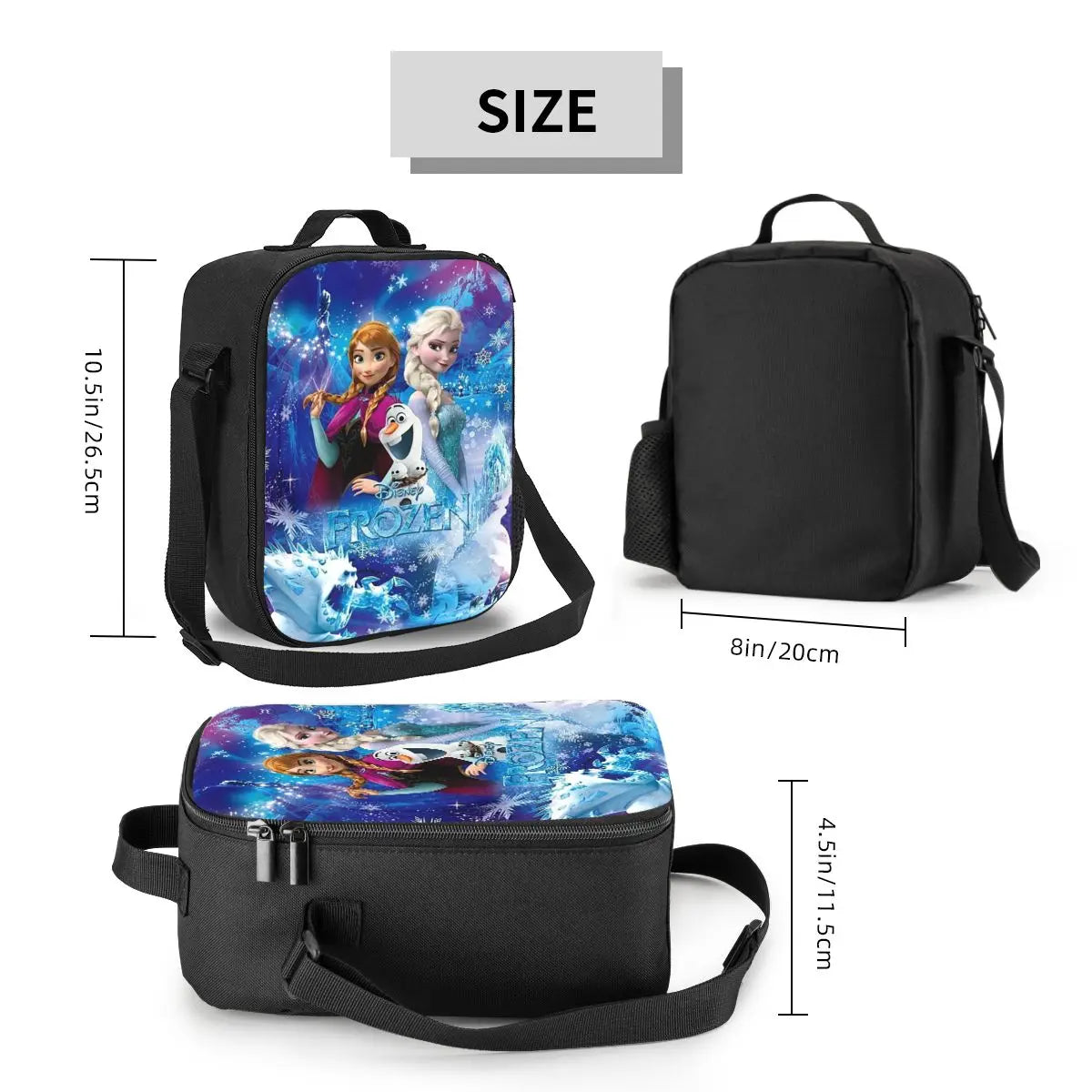Frozen Princess Elsa, Anna Insulated Lunch Bag