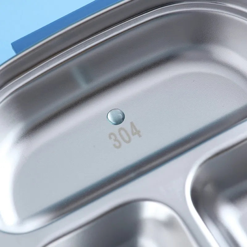 304 Stainless Steel Portable Bento Lunch Box