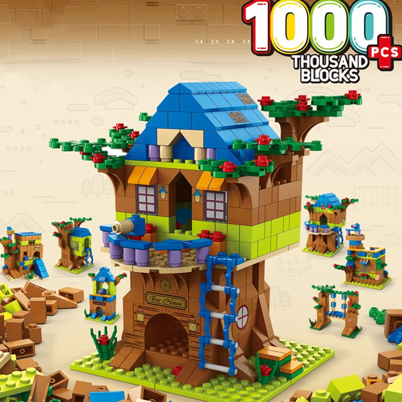 6 in1 NEW Tree House Building Blocks