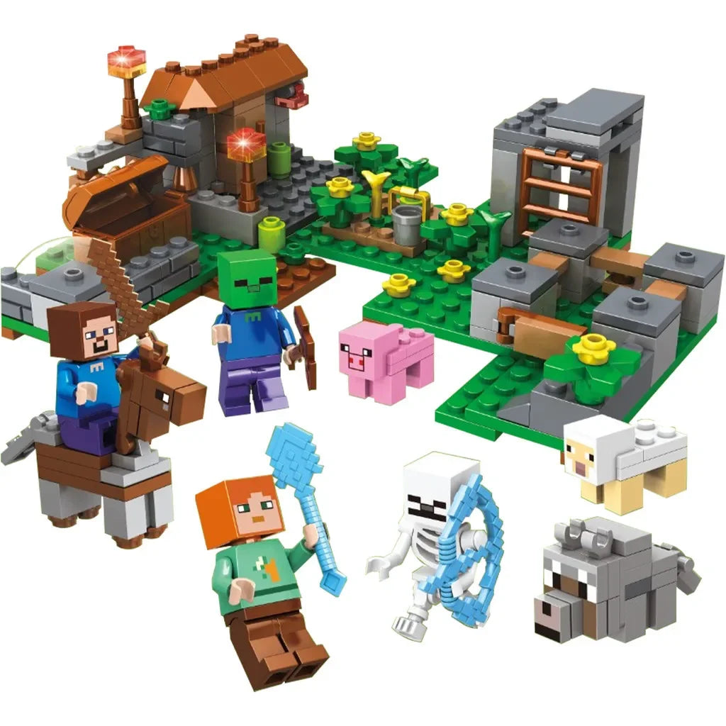 4 in 1 Small Farm Building Blocks