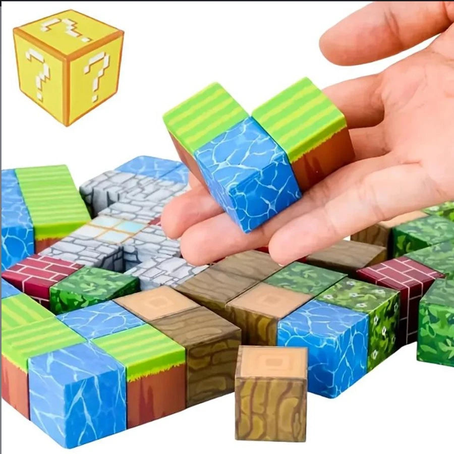 Magnetic building blocks full set -100 pieces