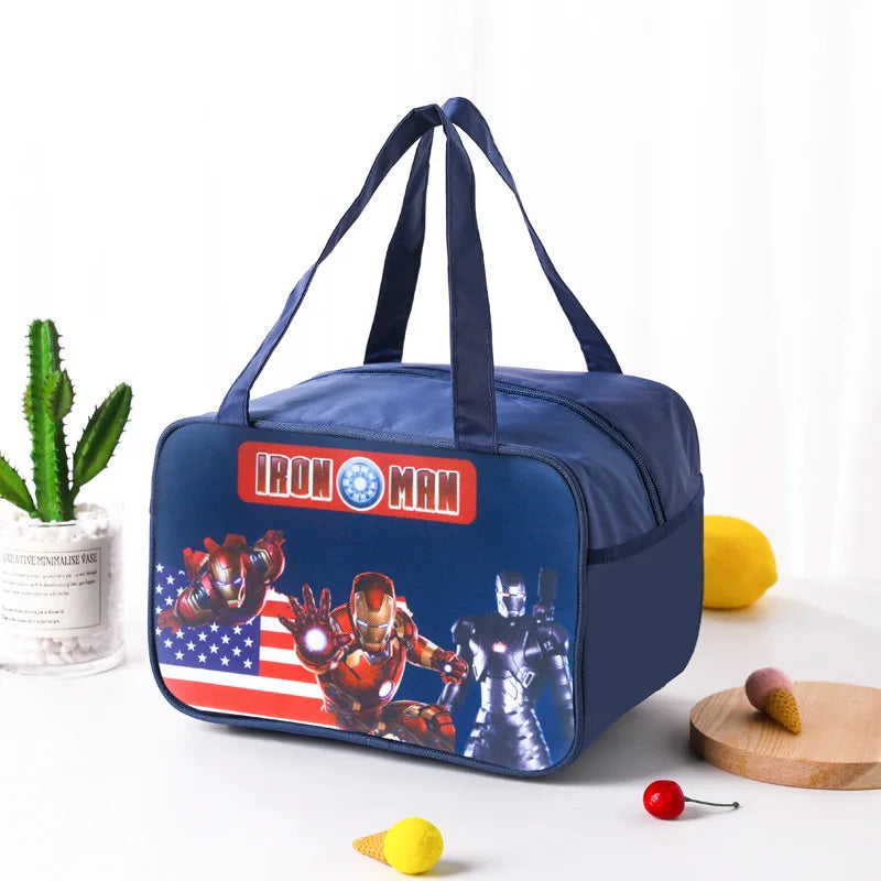 Disney Cartoon Lunch Box Bags – Frozen, Cars, Avengers, Spider-Man