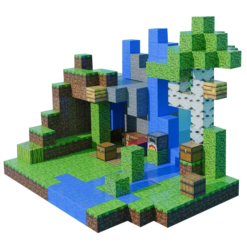 Magnetic building blocks full set -100 pieces