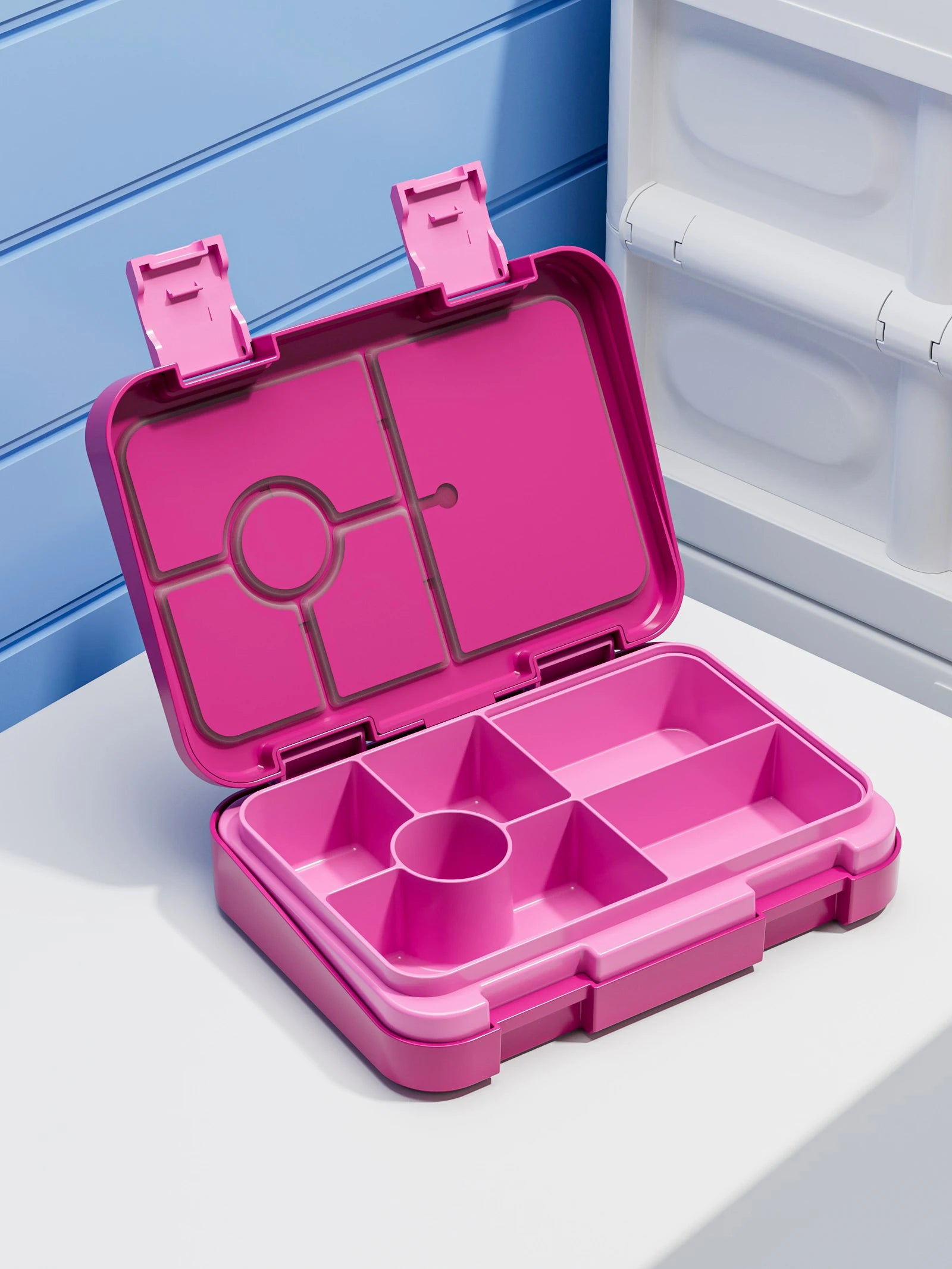 1100ml Cartoon Printed Leakproof Lunch Box Microwavable Bento Box