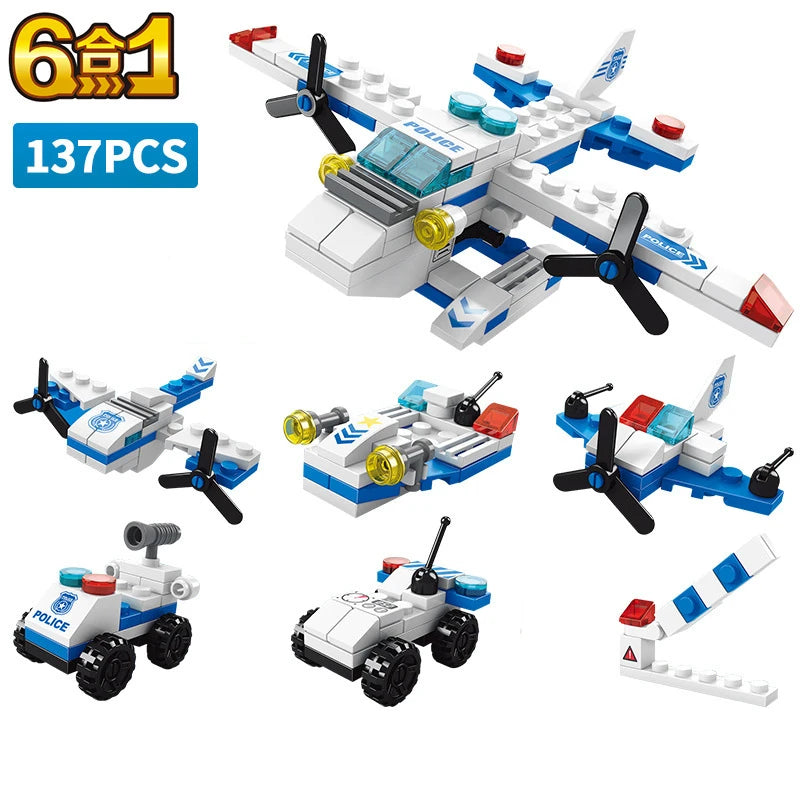 Police Vehicle Building Blocks Sets