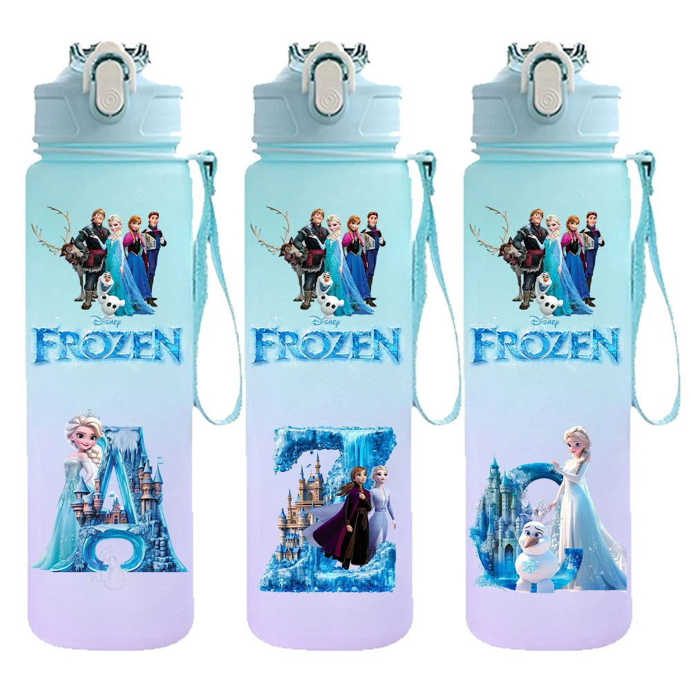 750ML Letter M-Z Print Frozen Water Bottle