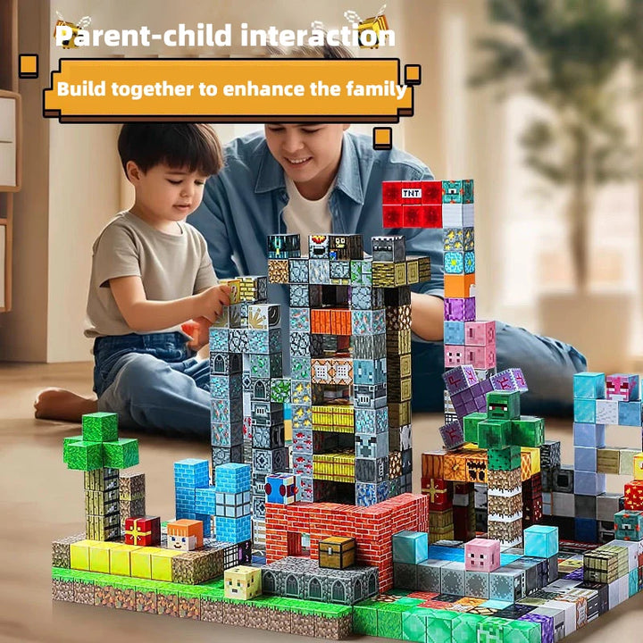 Magnetic building blocks full set -100 pieces