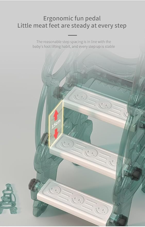 Kids Slide Swing Set Outdoor Toys Playground Activity Basketball Hoop