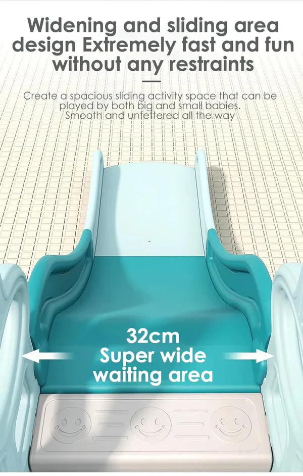 Kids Slide Swing Set Outdoor Toys Playground Activity Basketball Hoop