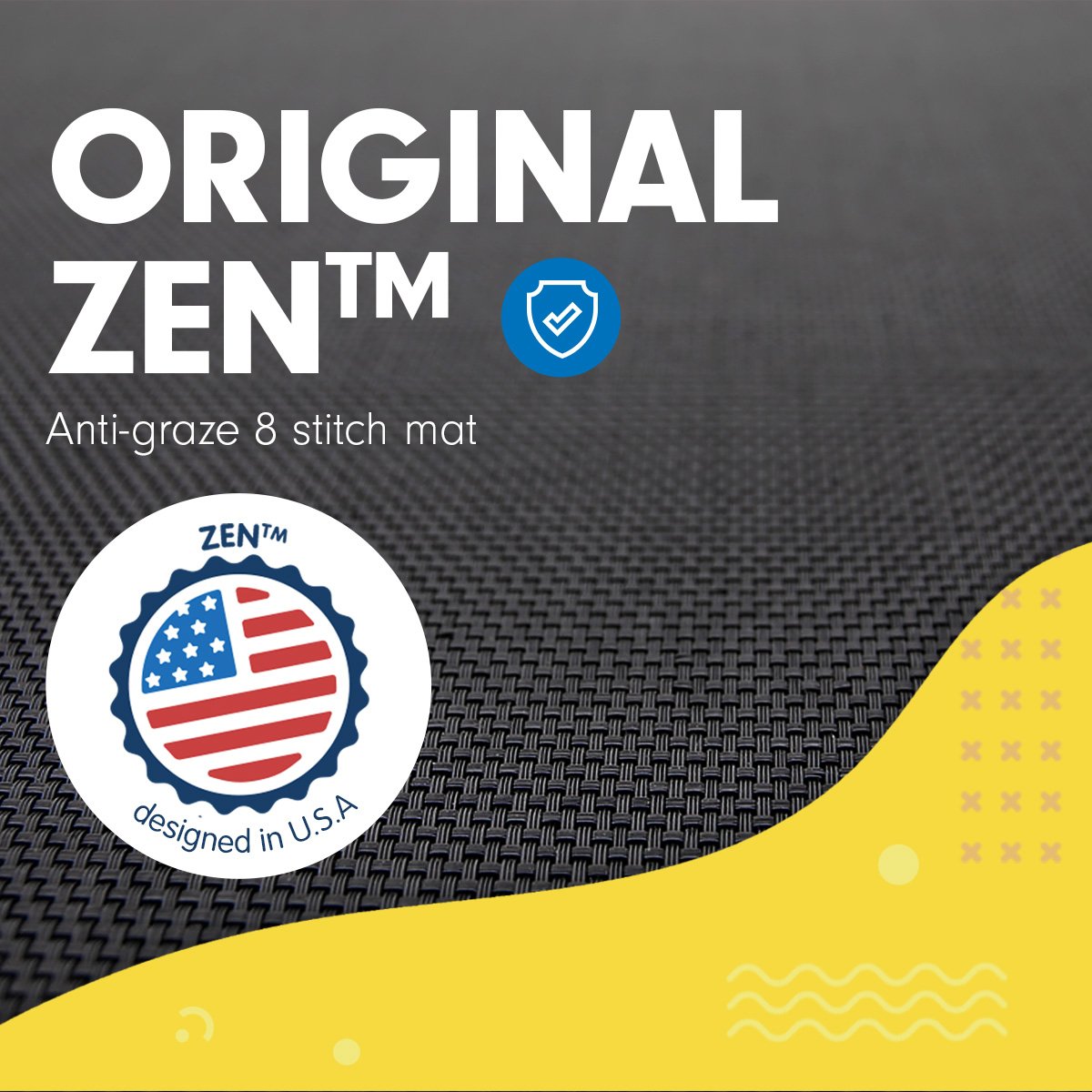 Kahuna Trampoline 4.5FT Round Free Safety Net Spring Pad Cover Mat Outdoor Yellow Purple