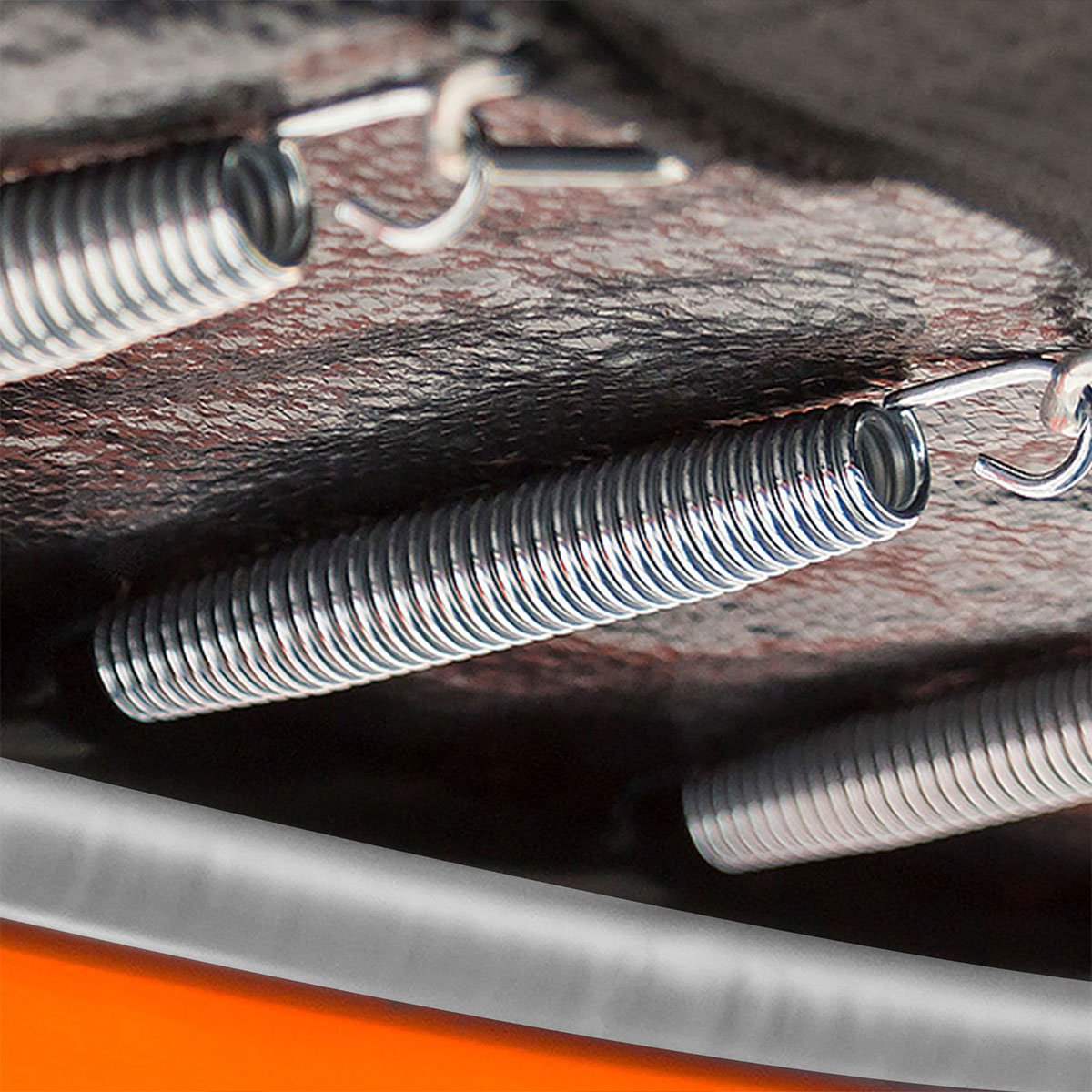 Kahuna Trampoline for Kids 10FT Outdoor Children with Safety Enclosure Mat Pad Net Ladder Basketball Hoop Set - Orange