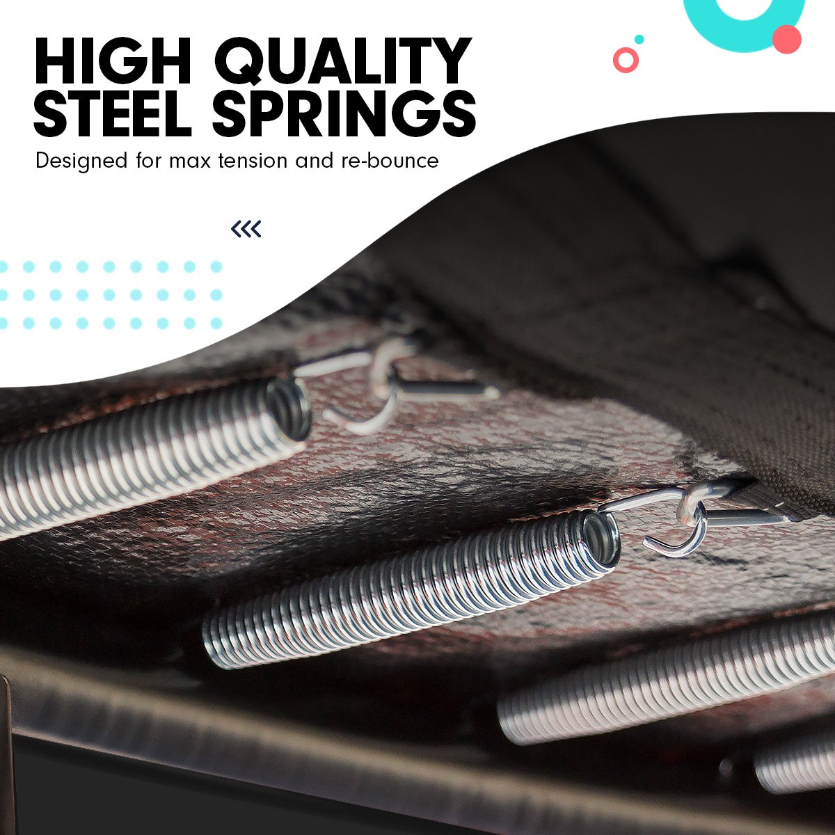 Kahuna Trampoline for Kids 10FT Outdoor Children with Safety Enclosure Mat Pad Net Ladder Basketball Hoop Set - Orange