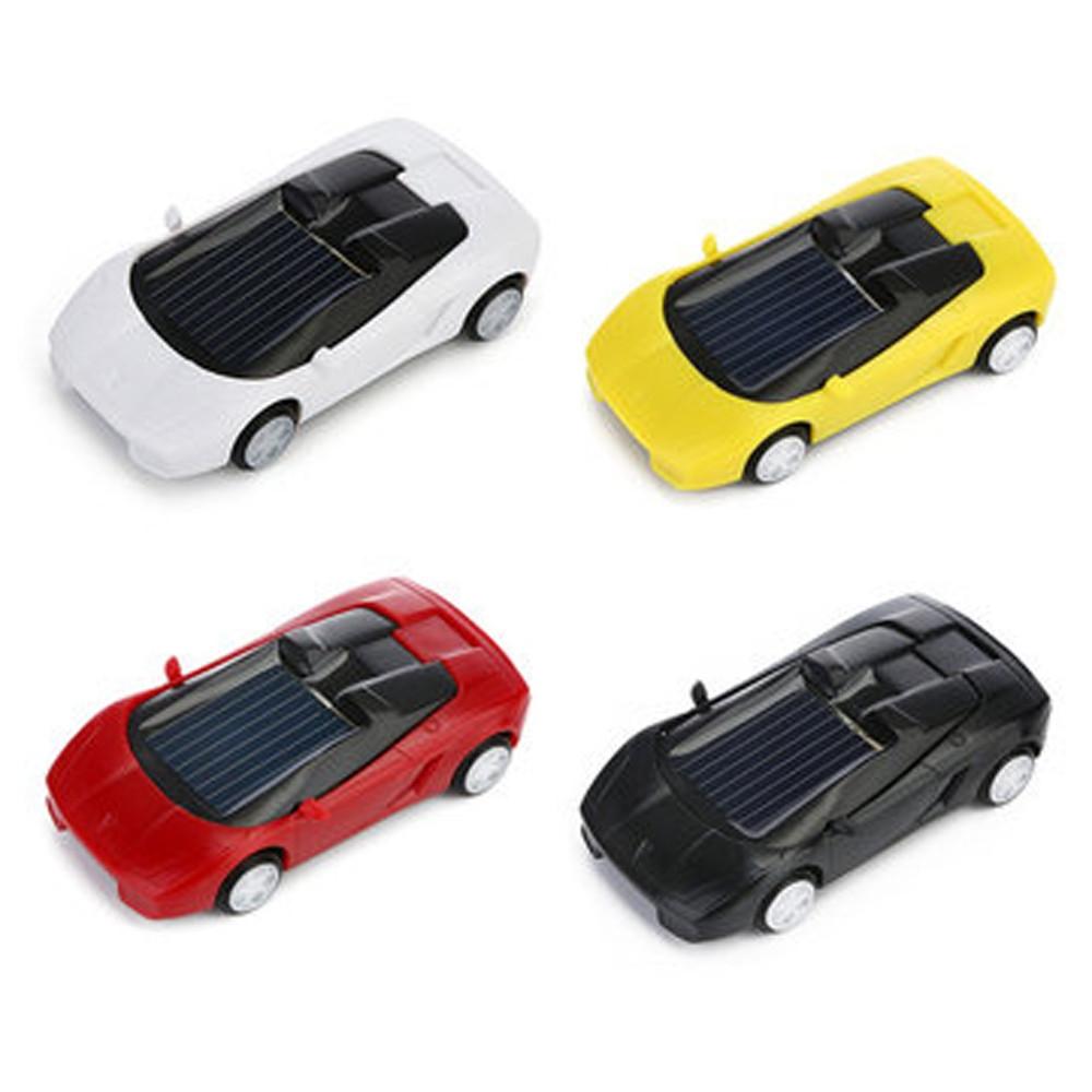 3-piece Solar Mini Car Racer Toy for Kids - Powered by the Sun - Black