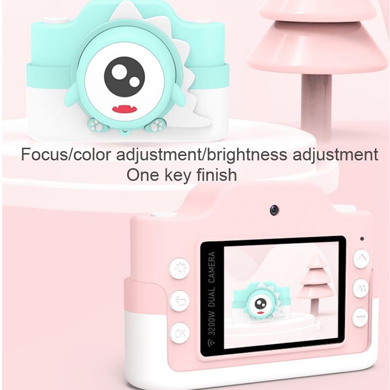 Fun Cartoon Digital Camera for Kids - 24mp Wifi Educational Toys - Pink
