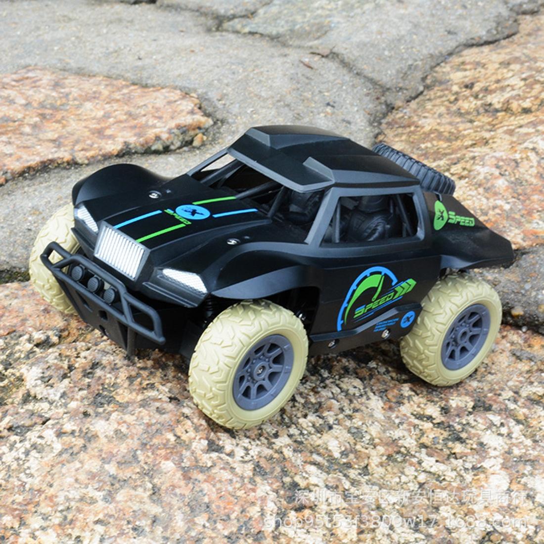 High Speed Off-road Drifting Toy Truck with 27mhz Remote Control for Kids - Green