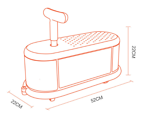 Town Bus Quiet Ride Twist Car for Toddlers - Fun Wiggle Ride-On Toy