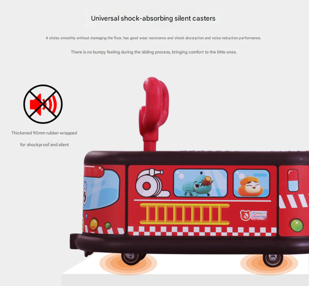 Beetle Quiet Ride Twist Car for Toddlers - Fun Wiggle Ride-On Toy