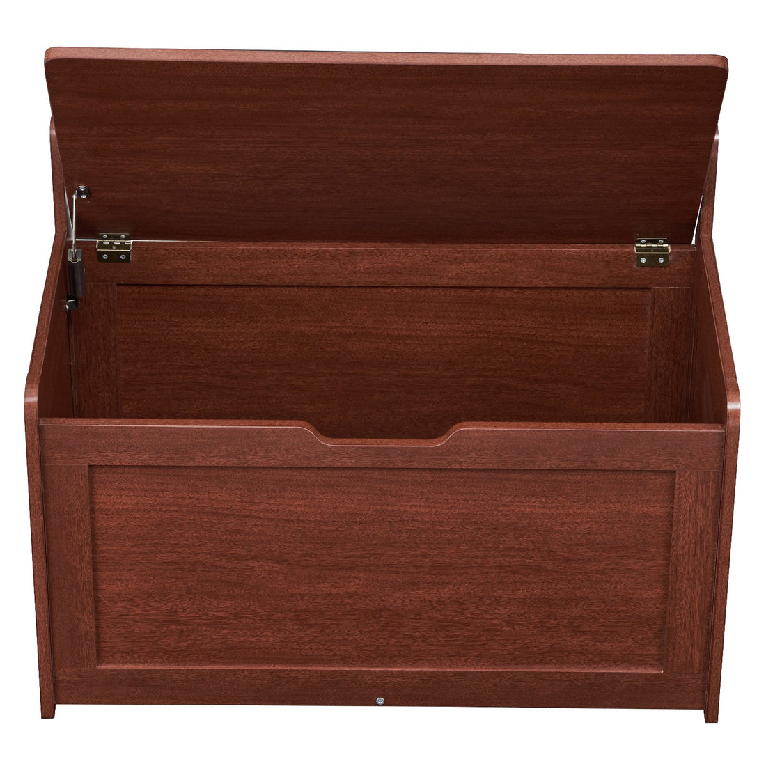 VEVOR Kids Toy Storage Bench Wooden Toy Box Chest 32.68 x 17.91 x 24.02" Cherry